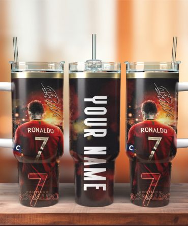 Cristiano Ronaldo Cr7 Sport Custom Stanley Quencher 40Oz Stainless Steel Tumbler