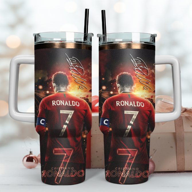 Cristiano Ronaldo Cr7 Sport Custom Stanley Quencher 40Oz Stainless Steel Tumbler - Image 2