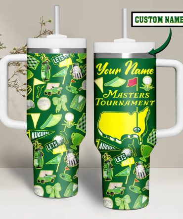 Masters Tournament Tumbler 40Oz Custom Stanley Quencher 40Oz Stainless Steel