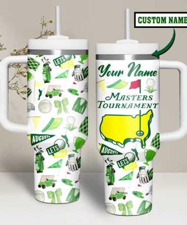 Masters Tournament Tumbler 40Oz Custom Stanley Quencher 40Oz Stainless Steel