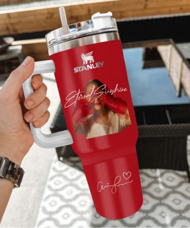 Ariana Grande Eternal Sunshine Music Custom Stanley Quencher 40Oz Stainless Steel
