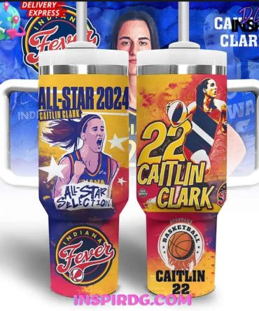Caitlin Clark All-Star 2024 Ncaa Custom Stanley Quencher 40Oz Stainless Steel Tumbler