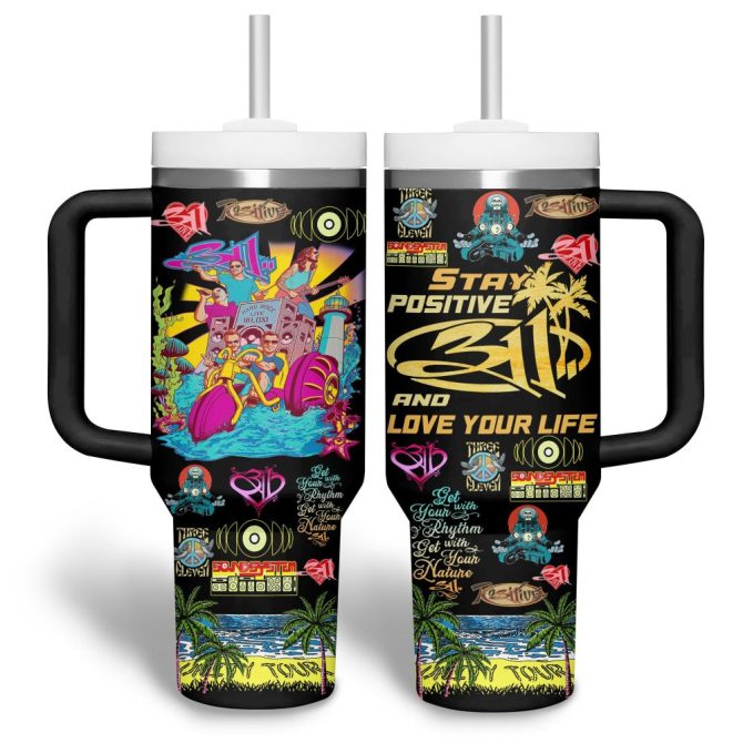 311B Music Custom Stanley Quencher 40Oz Stainless Steel Tumbler With Handle - Image 2