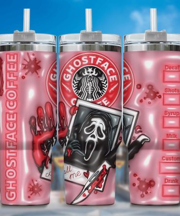 3D Horror Movies Custom Stanley Quencher 40Oz Stainless Steel Tumbler With Handle
