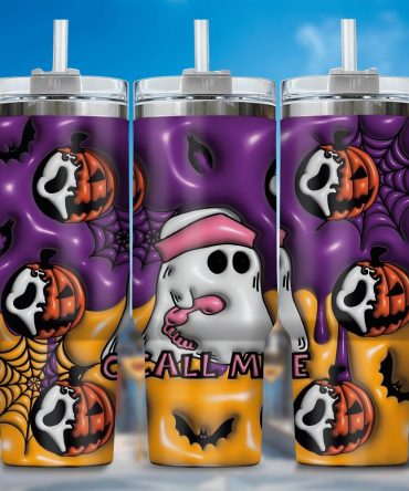 3D Horror Movies Custom Stanley Quencher 40Oz Stainless Steel Tumbler With Handle