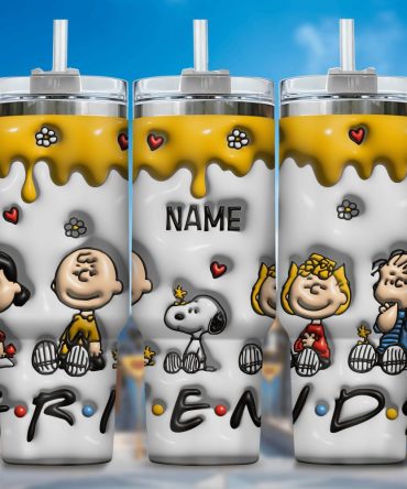 3D Snoopy Cartoon Custom Stanley Quencher 40Oz Stainless Steel Tumbler With Handle