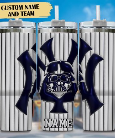 3D Star War And New York Yankees Movies,Mlb Custom Stanley Quencher 40Oz Stainless Steel Tumbler With Handle