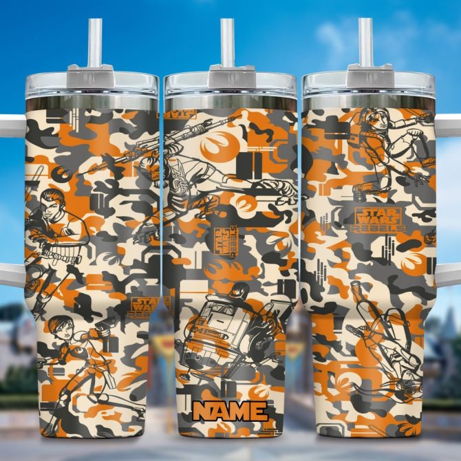 3D Star War Movies Custom Stanley Quencher 40Oz Stainless Steel Tumbler With Handle