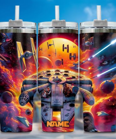 3D Star War Movies Custom Stanley Quencher 40Oz Stainless Steel Tumbler With Handle