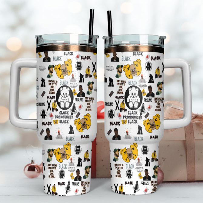 6Lack Music Custom Stanley Quencher 40Oz Stainless Steel Tumbler With Handle - Image 4