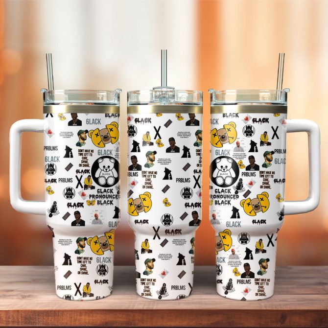 6Lack Music Custom Stanley Quencher 40Oz Stainless Steel Tumbler With Handle