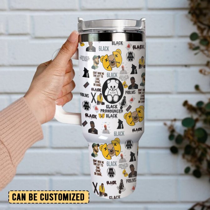 6Lack Music Custom Stanley Quencher 40Oz Stainless Steel Tumbler With Handle - Image 3