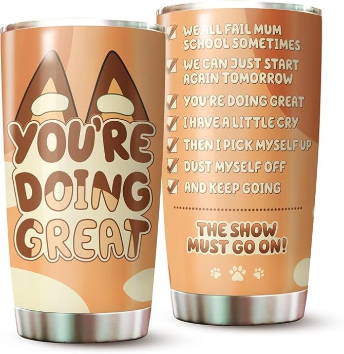 'You're Doing Great' Mom Tumbler