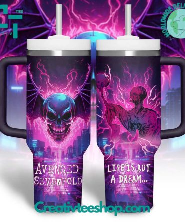 Avenged Sevenfold Music Custom Stanley Quencher 40Oz Stainless Steel Tumbler With Handle
