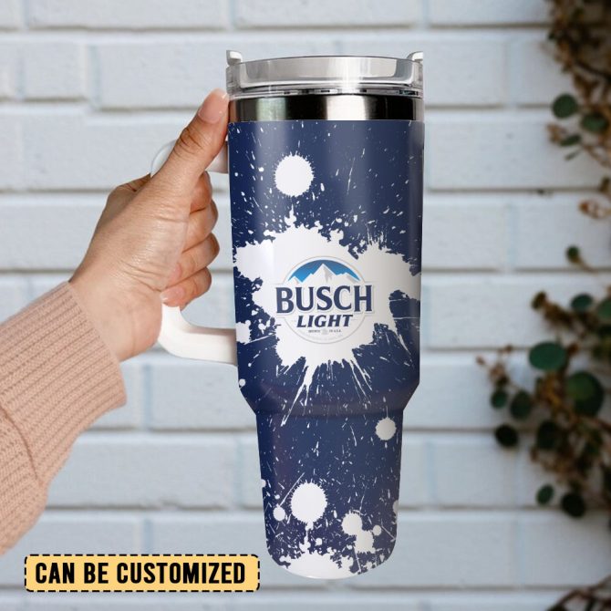 Busch Light Drinks Custom Stanley Quencher 40Oz Stainless Steel Tumbler - Image 3