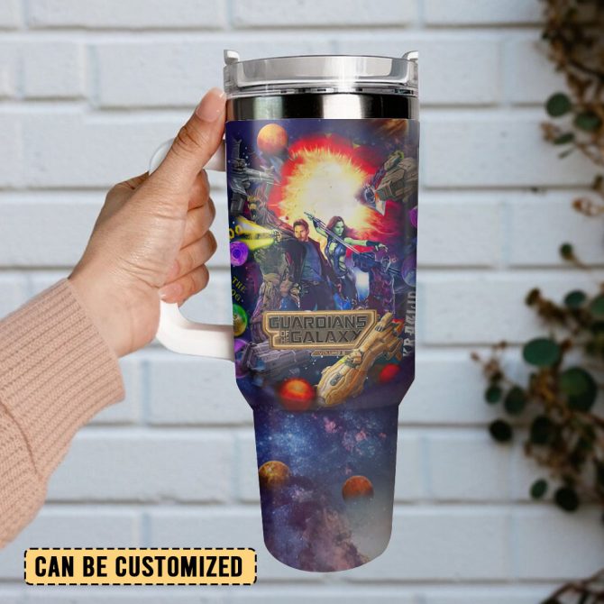 Guardians Of The Galaxy Movie Custom Stanley Quencher 40Oz Stainless Steel Tumbler - Image 3