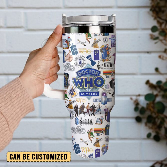 Doctor Who Tv Series Custom Stanley Quencher 40Oz Stainless Steel Tumbler - Image 3