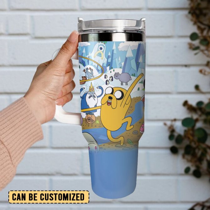 Adventure Time Tv Series Custom Stanley Quencher 40Oz Stainless Steel Tumbler - Image 3