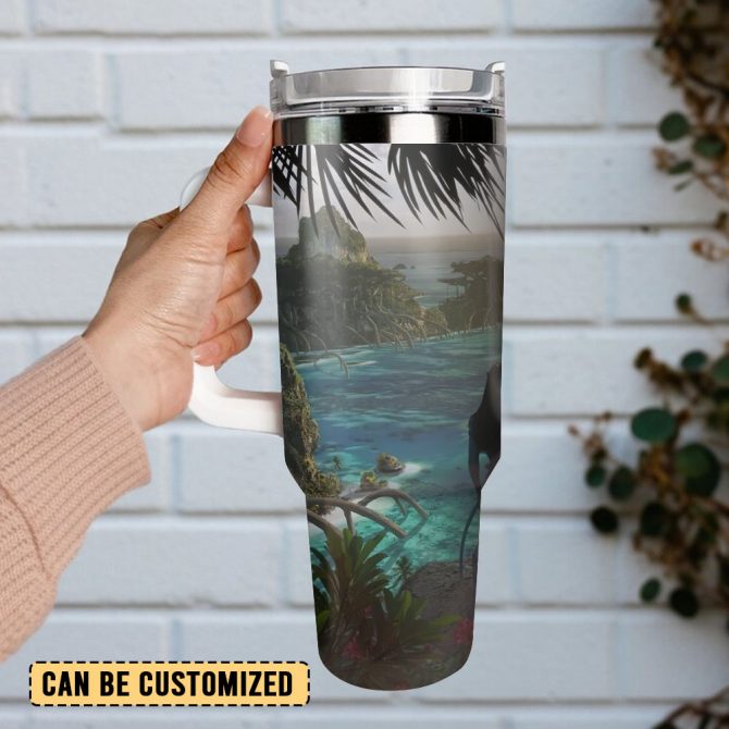 Avatar The Way Of Water Movie Custom Stanley Quencher 40Oz Stainless Steel Tumbler - Image 3