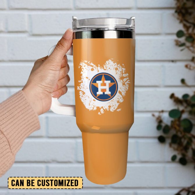 Houston Astros Baseball Mlb Sport Custom Stanley Quencher 40Oz Stainless Steel Tumbler - Image 3