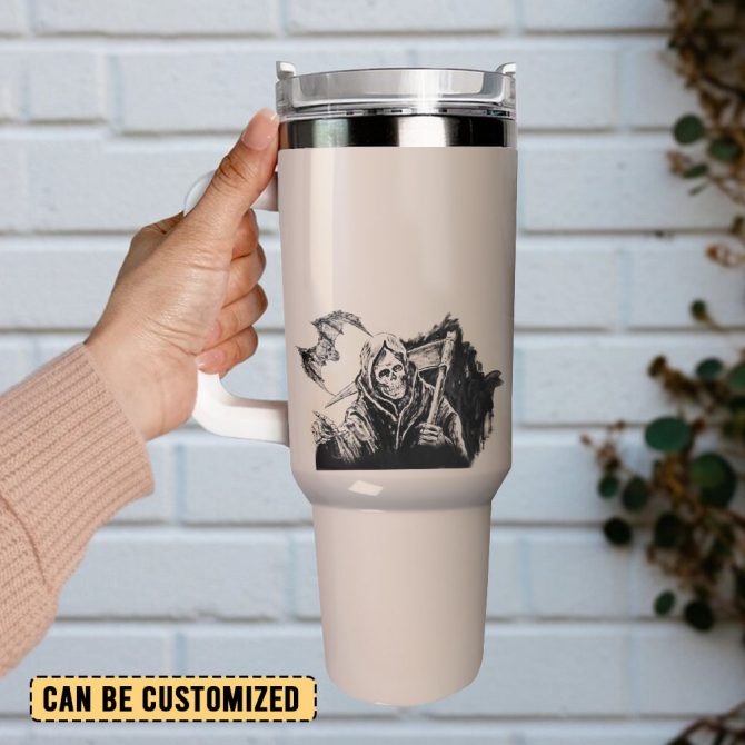 Avenged Sevenfold Music Custom Stanley Quencher 40Oz Stainless Steel Tumbler - Image 3