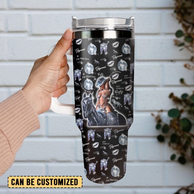 Beyoncé Music Custom Stanley Quencher 40Oz Stainless Steel Tumbler - Image 3