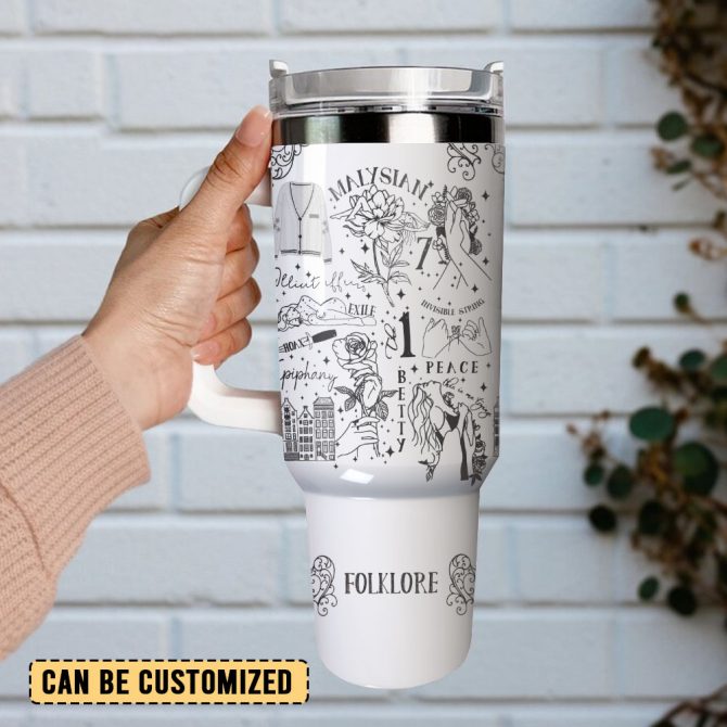 Artwork Custom Stanley Quencher 40Oz Stainless Steel Tumbler With Handle - Image 2
