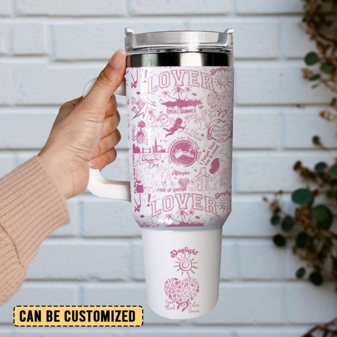Artwork Custom Stanley Quencher 40Oz Stainless Steel Tumbler With Handle - Image 2