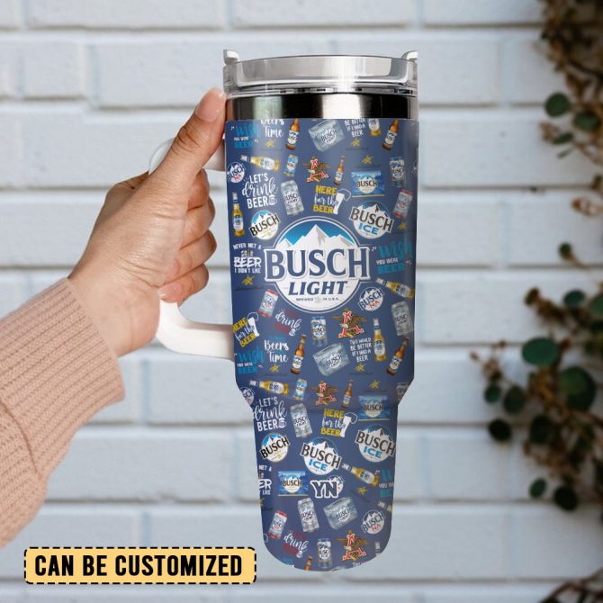 Busch Light Beer Custom Stanley Quencher 40Oz Stainless Steel Tumbler - Image 2