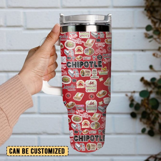 Chipotle Custom Stanley Quencher 40Oz Stainless Steel Tumbler - Image 2