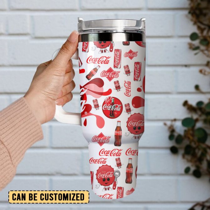 Cocacola Drink Custom Stanley Quencher 40Oz Stainless Steel Tumbler - Image 3