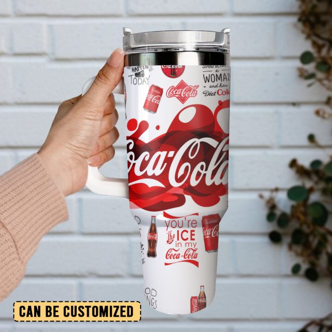 Cocacola Drink Custom Stanley Quencher 40Oz Stainless Steel Tumbler - Image 2