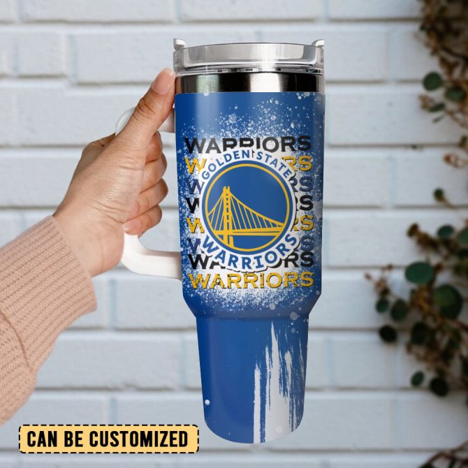 Golden State Warriors Nba Sport Custom Stanley Quencher 40Oz Stainless Steel Tumbler - Image 3