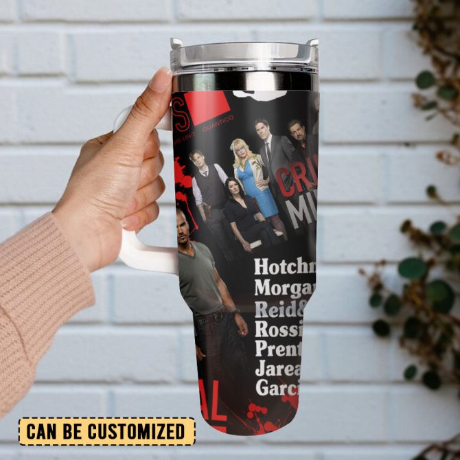 Criminal Minds Tv Series Custom Stanley Quencher 40Oz Stainless Steel Tumbler - Image 3