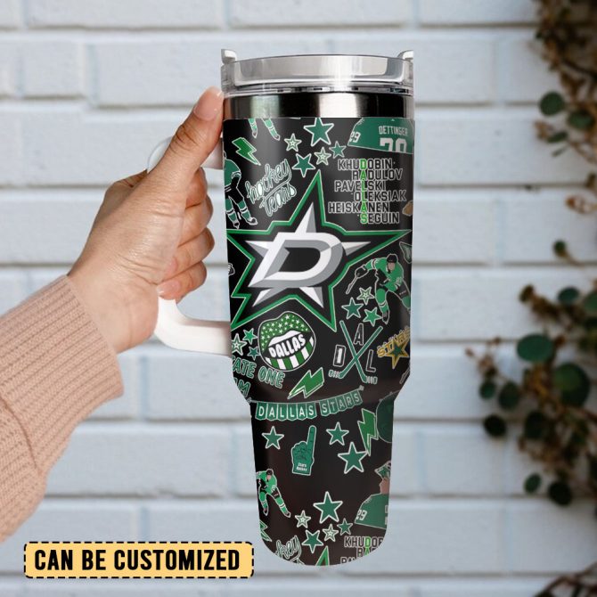 Dallas Stars Nhl Sport Custom Stanley Quencher 40Oz Stainless Steel Tumbler - Image 4