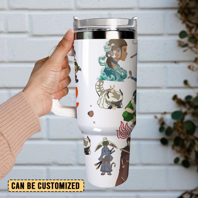 Avatar The Last Airbender Tv Series Custom Stanley Quencher 40Oz Stainless Steel Tumbler - Image 2