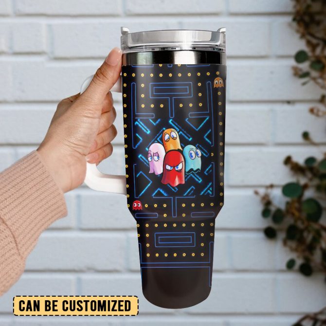 Among Us Games Custom Stanley Quencher 40Oz Stainless Steel Tumbler - Image 2