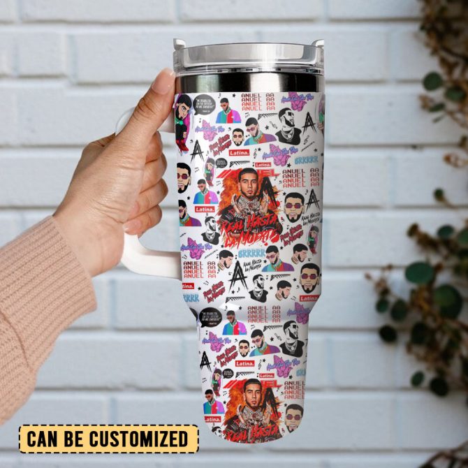 Anuel Aa Music Custom Stanley Quencher 40Oz Stainless Steel Tumbler - Image 2