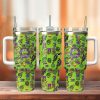 Donatello Ninja Turtles Cartoon Custom Stanley Quencher 40Oz Stainless Steel Tumbler With Handle