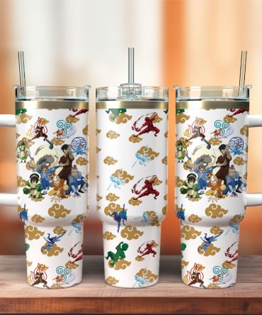 Avatar The Last Airbender Tv Series Custom Stanley Quencher 40Oz Stainless Steel Tumbler With Handle