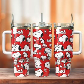 Goofy Disney Cartoon Custom Stanley Quencher 40Oz Stainless Steel Tumbler With Handle