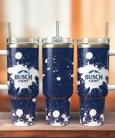 Busch Light Drinks Custom Stanley Quencher 40Oz Stainless Steel Tumbler
