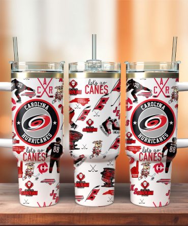 Carolina Hurricanes Ice Hockey Nhl Sport Custom Stanley Quencher 40Oz Stainless Steel Tumbler