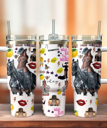 Beyoncé Music Custom Stanley Quencher 40Oz Stainless Steel Tumbler