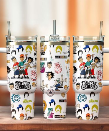 Blink 182 Music Custom Stanley Quencher 40Oz Stainless Steel Tumbler