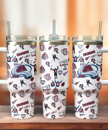 Colorado Avalanche Ice Hockey Nhl Sport Custom Stanley Quencher 40Oz Stainless Steel Tumbler