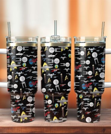 Astronaut Space Art Custom Stanley Quencher 40Oz Stainless Steel Tumbler