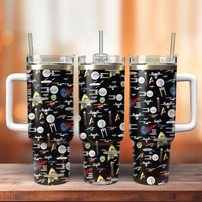 Astronaut Space Art Custom Stanley Quencher 40Oz Stainless Steel Tumbler