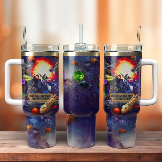 Guardians Of The Galaxy Movie Custom Stanley Quencher 40Oz Stainless Steel Tumbler