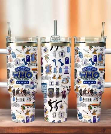Doctor Who Tv Series Custom Stanley Quencher 40Oz Stainless Steel Tumbler